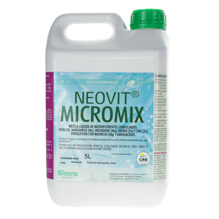 Коректор дефіциту живлення -НЕОВІТ МІКРОМІКС | NEOVIT MICROMIX Bioerа 5 л